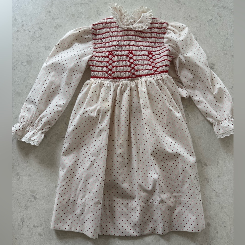 Polly Flinders Polka Dot Kids Dress 5